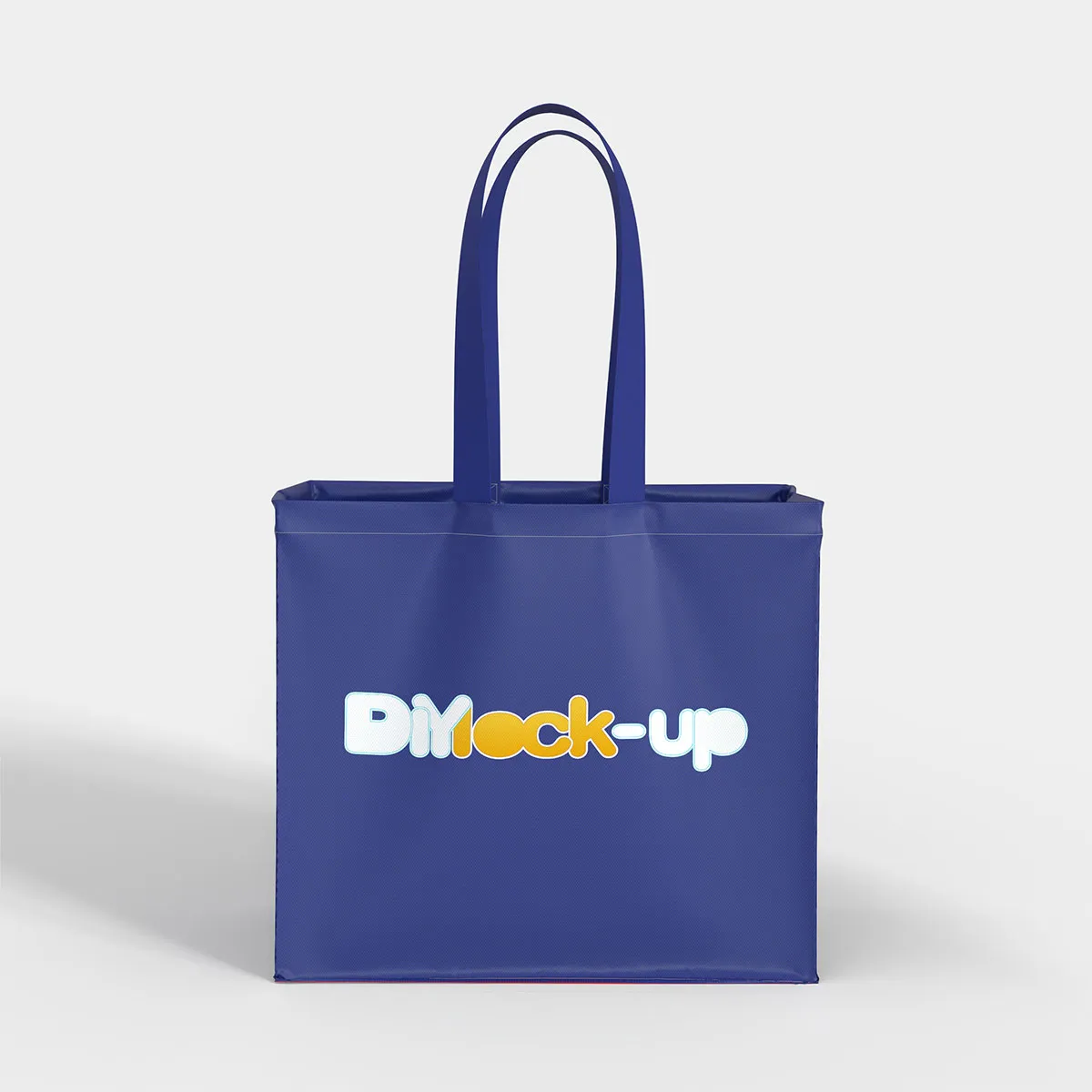 reusable grocery bag in blue color